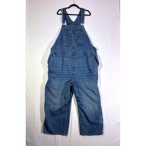 90s Y2K Baggy Old Navy Denim Overalls Womens 28 Blue